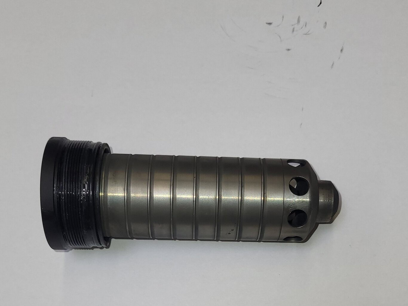 Silencer after firing with RS40.